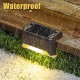 4pcs Solar Fence Lights Outdoor Waterproof Garden Light Courtyard Fence Steps Balcony Walkway Holiday Decoration Lighting Solar Night Lamp 4pcs Solar Fence Lights Outdoor Waterproof Garden Light Courtyard Fence Steps Balcony Walkway Holiday Decoration Lighting Solar Night Lamp