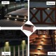 4pcs Solar Fence Lights Outdoor Waterproof Garden Light Courtyard Fence Steps Balcony Walkway Holiday Decoration Lighting Solar Night Lamp 4pcs Solar Fence Lights Outdoor Waterproof Garden Light Courtyard Fence Steps Balcony Walkway Holiday Decoration Lighting Solar Night Lamp