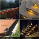 4pcs Solar Fence Lights Outdoor Waterproof Garden Light Courtyard Fence Steps Balcony Walkway Holiday Decoration Lighting Solar Night Lamp 4pcs Solar Fence Lights Outdoor Waterproof Garden Light Courtyard Fence Steps Balcony Walkway Holiday Decoration Lighting Solar Night Lamp