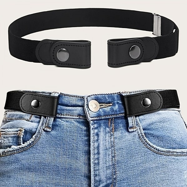 Adjustable Elastic Waist Belt Lazy Belt Invisible Ladies Traceless Versatile Elastic Belt Elastic Jeans Clothing Belt Adjustable Elastic Waist Belt Lazy Belt Invisible Ladies Traceless Versatile Elastic Belt Elastic Jeans Clothing Belt