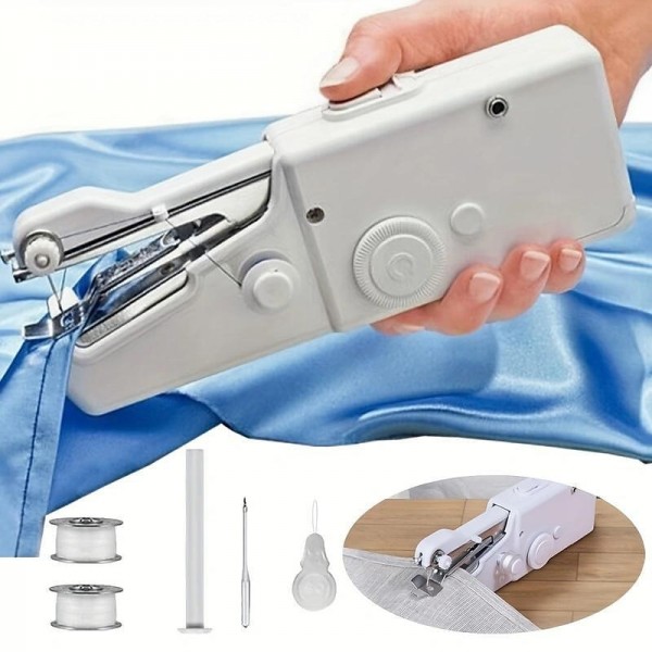 Handheld Sewing Machine Mini Sewing Machines,Portable Sewing Machine Quick Handheld Stitch Tool For Fabric, Cloth, Clothing (battery Not Included) Handheld Sewing Machine Mini Sewing Machines,Portable Sewing Machine Quick Handheld Stitch Tool For Fabric, Cloth, Clothing (battery Not Included)