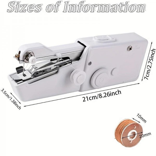 Handheld Sewing Machine Mini Sewing Machines,Portable Sewing Machine Quick Handheld Stitch Tool For Fabric, Cloth, Clothing (battery Not Included) Handheld Sewing Machine Mini Sewing Machines,Portable Sewing Machine Quick Handheld Stitch Tool For Fabric, Cloth, Clothing (battery Not Included)