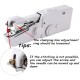 Handheld Sewing Machine Mini Sewing Machines,Portable Sewing Machine Quick Handheld Stitch Tool For Fabric, Cloth, Clothing (battery Not Included) Handheld Sewing Machine Mini Sewing Machines,Portable Sewing Machine Quick Handheld Stitch Tool For Fabric, Cloth, Clothing (battery Not Included)