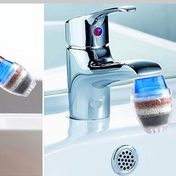 Faucet Filter Tap Water Filter Purifier Kitchen Anti-Splash Activated Carbon 5-Layer Water Filter Faucet Filter Tap Water Filter Purifier Kitchen Anti-Splash Activated Carbon 5-Layer Water Filter