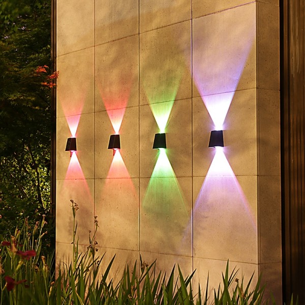 High Brightness Solar Outdoor Wall Light Waterproof Garden Decor Lights Backyard Courtyard Home Decor Solar LED Wall Lamps High Brightness Solar Outdoor Wall Light Waterproof Garden Decor Lights Backyard Courtyard Home Decor Solar LED Wall Lamps