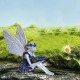 Fairy Statue,Fairy Angel Crafts, Resin Garden Sculpture Butterfly Wings Flower Elf Outdoor Decoration, For Home Decor Patio Lawn