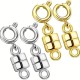 Magnetic Necklace Clasps and Closures - Gold and Silver Plated Bracelet Connectors for Necklaces Chain Jewelry Making Magnetic Necklace Clasps and Closures - Gold and Silver Plated Bracelet Connectors for Necklaces Chain Jewelry Making
