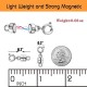 Magnetic Necklace Clasps and Closures - Gold and Silver Plated Bracelet Connectors for Necklaces Chain Jewelry Making Magnetic Necklace Clasps and Closures - Gold and Silver Plated Bracelet Connectors for Necklaces Chain Jewelry Making