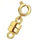 Magnetic Necklace Clasps and Closures - Gold and Silver Plated Bracelet Connectors for Necklaces Chain Jewelry Making Magnetic Necklace Clasps and Closures - Gold and Silver Plated Bracelet Connectors for Necklaces Chain Jewelry Making