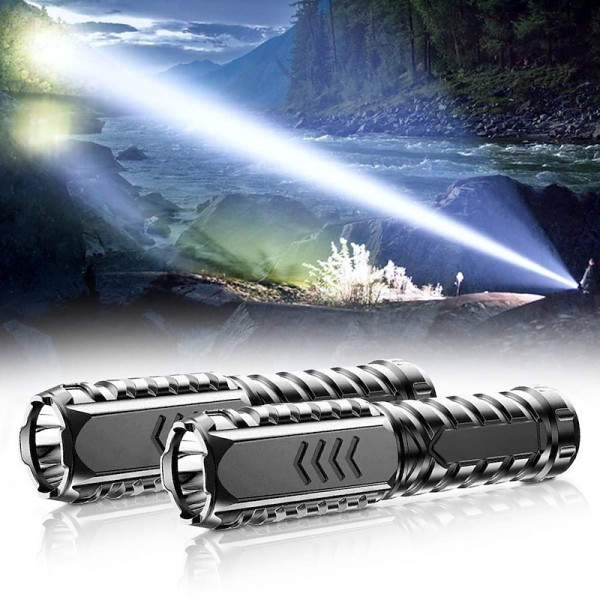 Multifunctional Rechargeable Flashlight, 2023 New Charger and Flashlight 2 in 1 LED Flashlights, 450M Long Lighting Range Tactical Flashlight 3 Modes, IPX7 Waterproof Mini Portable Flashlight Multifunctional Rechargeable Flashlight, 2023 New Charger and Flashlight 2 in 1 LED Flashlights, 450M Long Lighting Range Tactical Flashlight 3 Modes, IPX7 Waterproof Mini Portable Flashlight