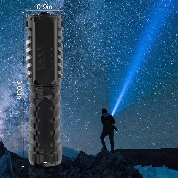 Multifunctional Rechargeable Flashlight, 2023 New Charger and Flashlight 2 in 1 LED Flashlights, 450M Long Lighting Range Tactical Flashlight 3 Modes, IPX7 Waterproof Mini Portable Flashlight Multifunctional Rechargeable Flashlight, 2023 New Charger and Flashlight 2 in 1 LED Flashlights, 450M Long Lighting Range Tactical Flashlight 3 Modes, IPX7 Waterproof Mini Portable Flashlight