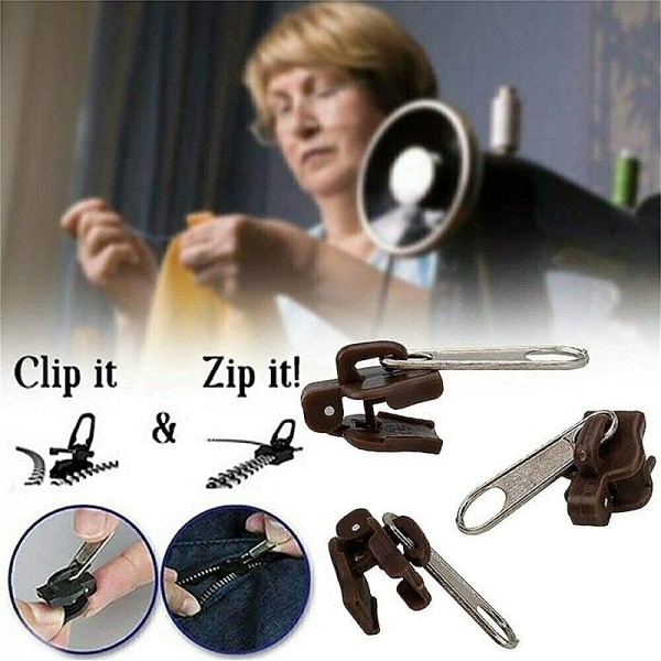 6pcs Fix Zip Puller Set- Zip Slider Repair Instant Kit - Fix Zipper Removable Rescue Replacement Pack, Instant Zipper Set 6pcs Fix Zip Puller Set- Zip Slider Repair Instant Kit - Fix Zipper Removable Rescue Replacement Pack, Instant Zipper Set