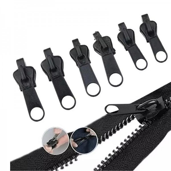 6pcs Fix Zip Puller Set- Zip Slider Repair Instant Kit - Fix Zipper Removable Rescue Replacement Pack, Instant Zipper Set 6pcs Fix Zip Puller Set- Zip Slider Repair Instant Kit - Fix Zipper Removable Rescue Replacement Pack, Instant Zipper Set