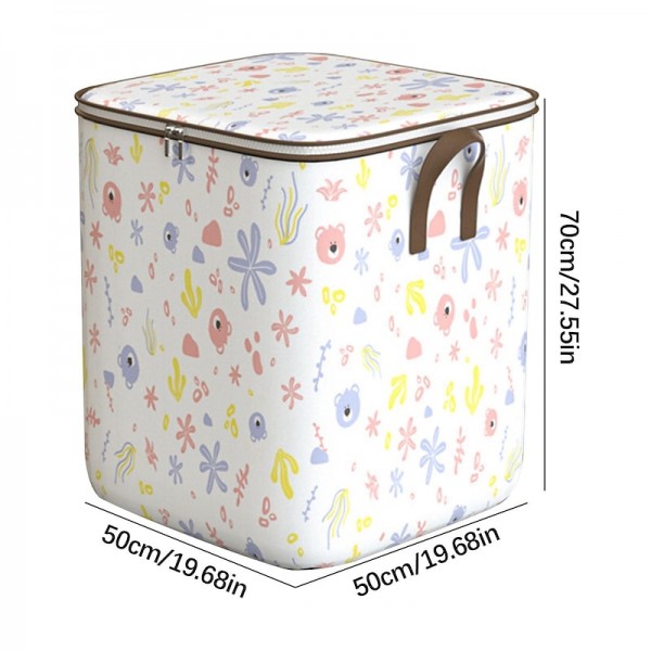 Clothes Storage Bags Large Capacity, Closet Organizers and Storage Bins, Foldable Wardrobe Storage with Lids and Handles for Blanket Comforter Clothing Bedding, Containers Box (L) Clothes Storage Bags Large Capacity, Closet Organizers and Storage Bins, Foldable Wardrobe Storage with Lids and Handles for Blanket Comforter Clothing Bedding, Containers Box (L)