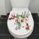 Birds Flowers Toilet Seat Lid Stickers Self-Adhesive Bathroom Wall Sticker Floral Birds Butterfly Toilet Seat Decals DIY Removable Waterproof Toilet Sticker for Bathroom Cistern Decor Birds Flowers Toilet Seat Lid Stickers Self-Adhesive Bathroom Wall Sticker Floral Birds Butterfly Toilet Seat Decals DIY Removable Waterproof Toilet Sticker for Bathroom Cistern Decor
