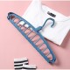 1pc Multi Hole Clothes Hanger, Multifunctional Folding Clothes Drying Rack, Space Saving Magic Hanger, Home Wardrobe Student Dormitory Drying Rack for Trousers Shirt Skirt 1pc Multi Hole Clothes Hanger, Multifunctional Folding Clothes Drying Rack, Space Saving Magic Hanger, Home Wardrobe Student Dormitory Drying Rack for Trousers Shirt Skirt