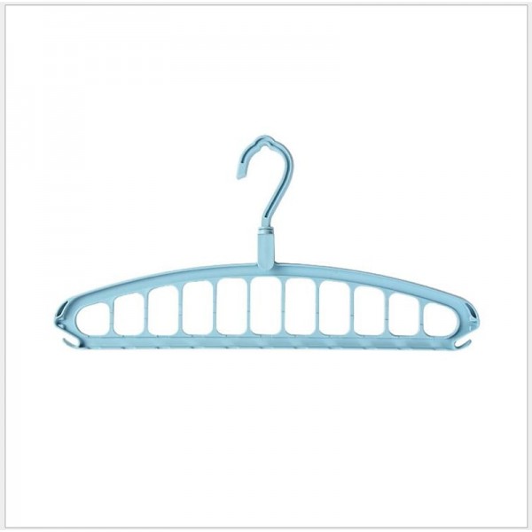 1pc Multi Hole Clothes Hanger, Multifunctional Folding Clothes Drying Rack, Space Saving Magic Hanger, Home Wardrobe Student Dormitory Drying Rack for Trousers Shirt Skirt 1pc Multi Hole Clothes Hanger, Multifunctional Folding Clothes Drying Rack, Space Saving Magic Hanger, Home Wardrobe Student Dormitory Drying Rack for Trousers Shirt Skirt
