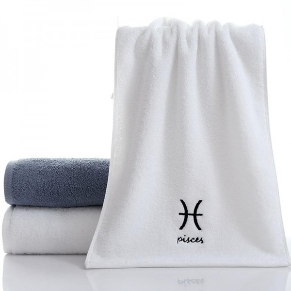 Constellation Towel 100% Cotton Towel Creative Couple Gift Thickened Sports Face Towel Pure Cotton Towel Constellation Towel 100% Cotton Towel Creative Couple Gift Thickened Sports Face Towel Pure Cotton Towel