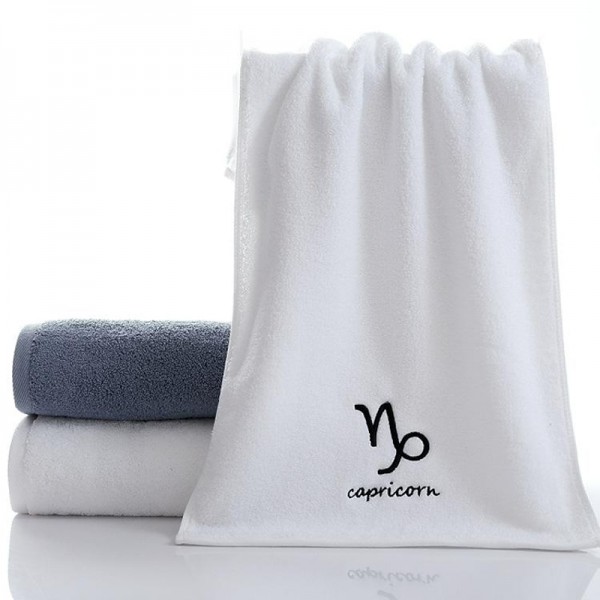 Constellation Towel 100% Cotton Towel Creative Couple Gift Thickened Sports Face Towel Pure Cotton Towel Constellation Towel 100% Cotton Towel Creative Couple Gift Thickened Sports Face Towel Pure Cotton Towel