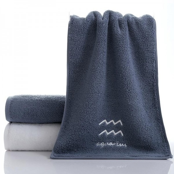 Constellation Towel 100% Cotton Towel Creative Couple Gift Thickened Sports Face Towel Pure Cotton Towel Constellation Towel 100% Cotton Towel Creative Couple Gift Thickened Sports Face Towel Pure Cotton Towel