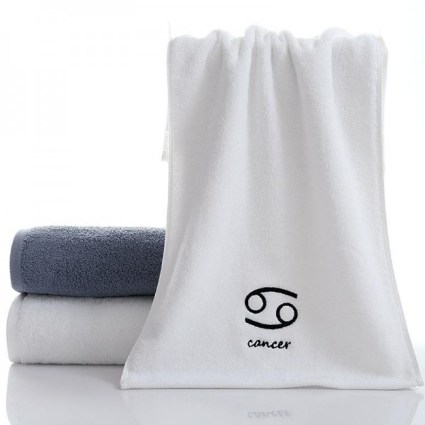 Constellation Towel 100% Cotton Towel Creative Couple Gift Thickened Sports Face Towel Pure Cotton Towel Constellation Towel 100% Cotton Towel Creative Couple Gift Thickened Sports Face Towel Pure Cotton Towel