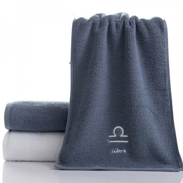 Constellation Towel 100% Cotton Towel Creative Couple Gift Thickened Sports Face Towel Pure Cotton Towel Constellation Towel 100% Cotton Towel Creative Couple Gift Thickened Sports Face Towel Pure Cotton Towel
