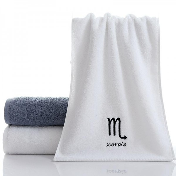 Constellation Towel 100% Cotton Towel Creative Couple Gift Thickened Sports Face Towel Pure Cotton Towel Constellation Towel 100% Cotton Towel Creative Couple Gift Thickened Sports Face Towel Pure Cotton Towel