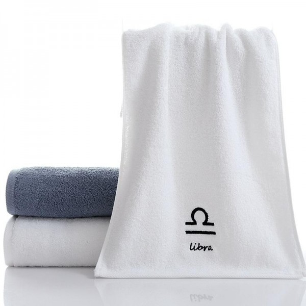 Constellation Towel 100% Cotton Towel Creative Couple Gift Thickened Sports Face Towel Pure Cotton Towel Constellation Towel 100% Cotton Towel Creative Couple Gift Thickened Sports Face Towel Pure Cotton Towel