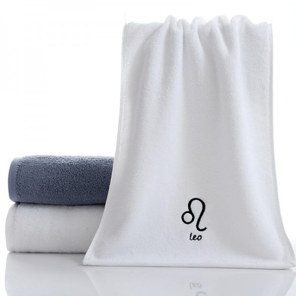 Constellation Towel 100% Cotton Towel Creative Couple Gift Thickened Sports Face Towel Pure Cotton Towel Constellation Towel 100% Cotton Towel Creative Couple Gift Thickened Sports Face Towel Pure Cotton Towel