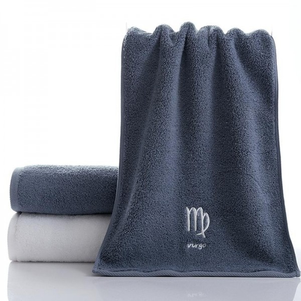 Constellation Towel 100% Cotton Towel Creative Couple Gift Thickened Sports Face Towel Pure Cotton Towel Constellation Towel 100% Cotton Towel Creative Couple Gift Thickened Sports Face Towel Pure Cotton Towel