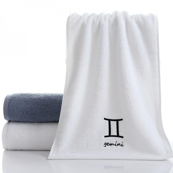 Constellation Towel 100% Cotton Towel Creative Couple Gift Thickened Sports Face Towel Pure Cotton Towel Constellation Towel 100% Cotton Towel Creative Couple Gift Thickened Sports Face Towel Pure Cotton Towel