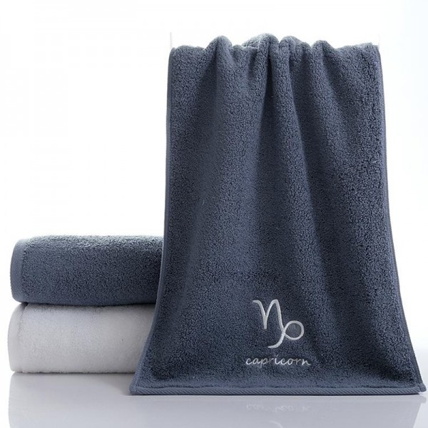 Constellation Towel 100% Cotton Towel Creative Couple Gift Thickened Sports Face Towel Pure Cotton Towel Constellation Towel 100% Cotton Towel Creative Couple Gift Thickened Sports Face Towel Pure Cotton Towel