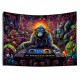 Blacklight Tapestry UV Reactive Glow in the Dark DJ Chimpanzees Animal Trippy Misty Nature Landscape Hanging Tapestry Wall Art Mural for Living Room Bedroom Blacklight Tapestry UV Reactive Glow in the Dark DJ Chimpanzees Animal Trippy Misty Nature Landscape Hanging Tapestry Wall Art Mural for Living Room Bedroom