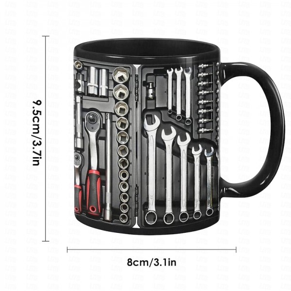 3D Print Mechanic Toolbox Set Mug, Ceramic Coffee Mug, Mechanic Toolbox Print Cup,Gifts for Men 3D Print Mechanic Toolbox Set Mug, Ceramic Coffee Mug, Mechanic Toolbox Print Cup,Gifts for Men