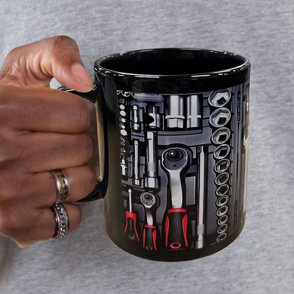 3D Print Mechanic Toolbox Set Mug, Ceramic Coffee Mug, Mechanic Toolbox Print Cup,Gifts for Men 3D Print Mechanic Toolbox Set Mug, Ceramic Coffee Mug, Mechanic Toolbox Print Cup,Gifts for Men