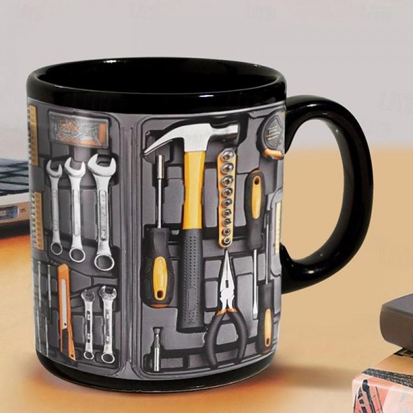 3D Print Mechanic Toolbox Set Mug, Ceramic Coffee Mug, Mechanic Toolbox Print Cup,Gifts for Men 3D Print Mechanic Toolbox Set Mug, Ceramic Coffee Mug, Mechanic Toolbox Print Cup,Gifts for Men