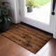 Novelty Door Mat Floor Mat Non Slip Ring of Tree 3D Trunk Wooden Log Print Area Rug Bath Mat for Indoor Outdoor Patio Bedroom Kitchen Office