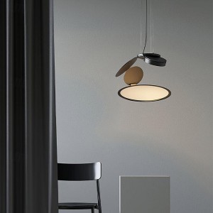 LED Pendant Light 1-Light 50 cm Lantern Design 3-Color-Light Acrylic Painted Finishes Modern Dining Room 110-240V
