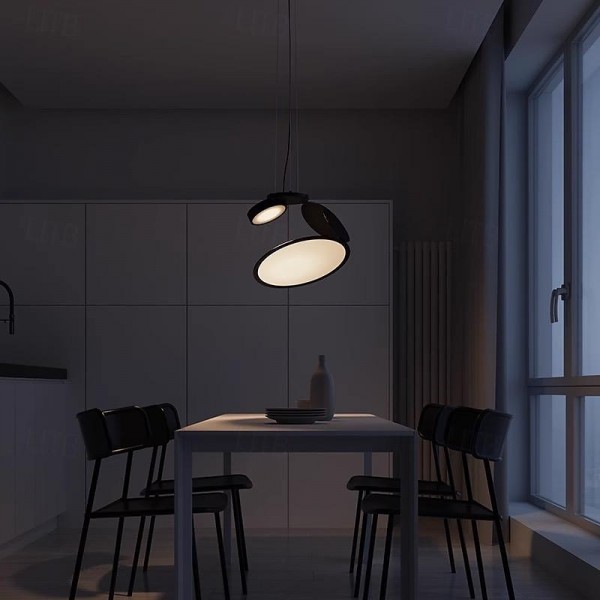 LED Pendant Light 1-Light 50 cm Lantern Design 3-Color-Light Acrylic Painted Finishes Modern Dining Room 110-240V LED Pendant Light 1-Light 50 cm Lantern Design 3-Color-Light Acrylic Painted Finishes Modern Dining Room 110-240V