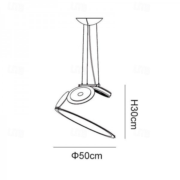 LED Pendant Light 1-Light 50 cm Lantern Design 3-Color-Light Acrylic Painted Finishes Modern Dining Room 110-240V LED Pendant Light 1-Light 50 cm Lantern Design 3-Color-Light Acrylic Painted Finishes Modern Dining Room 110-240V