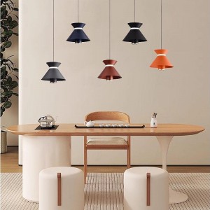 LED Pendant Light  Kitchen Island Pendant Lamp 1-Light 15 cm Single Design Metal Painted Finishes Modern Nordic Style Bedroom Dining Room 110-240V