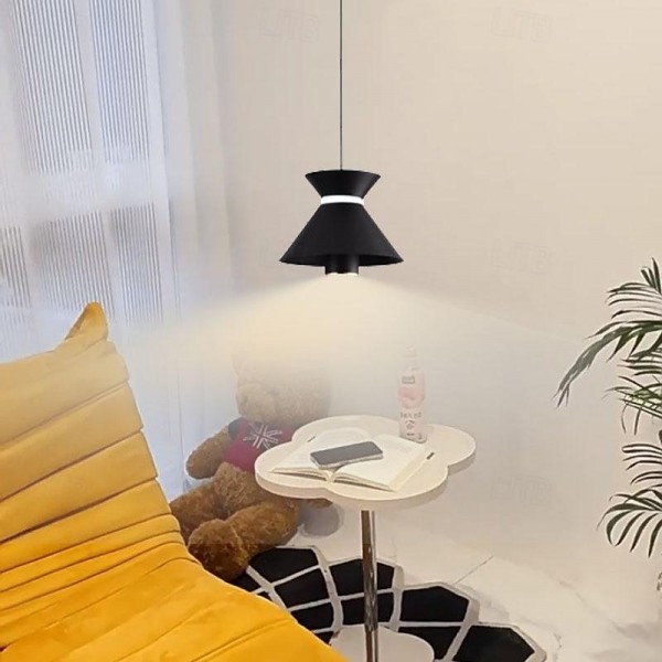 LED Pendant Light Kitchen Island Pendant Lamp 1-Light 15 cm Single Design Metal Painted Finishes Modern Nordic Style Bedroom Dining Room 110-240V LED Pendant Light Kitchen Island Pendant Lamp 1-Light 15 cm Single Design Metal Painted Finishes Modern Nordic Style Bedroom Dining Room 110-240V
