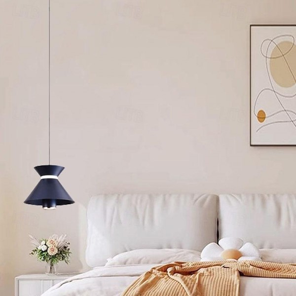 LED Pendant Light Kitchen Island Pendant Lamp 1-Light 15 cm Single Design Metal Painted Finishes Modern Nordic Style Bedroom Dining Room 110-240V LED Pendant Light Kitchen Island Pendant Lamp 1-Light 15 cm Single Design Metal Painted Finishes Modern Nordic Style Bedroom Dining Room 110-240V