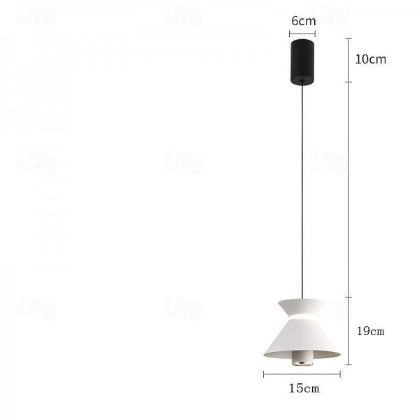 LED Pendant Light Kitchen Island Pendant Lamp 1-Light 15 cm Single Design Metal Painted Finishes Modern Nordic Style Bedroom Dining Room 110-240V LED Pendant Light Kitchen Island Pendant Lamp 1-Light 15 cm Single Design Metal Painted Finishes Modern Nordic Style Bedroom Dining Room 110-240V