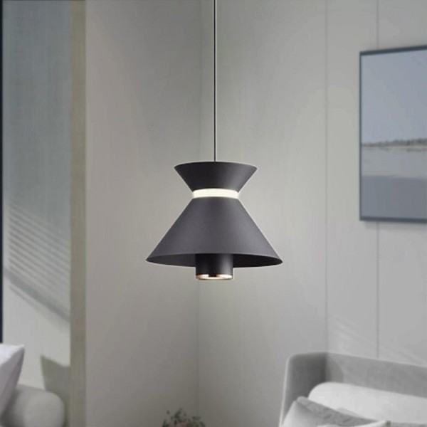 LED Pendant Light Kitchen Island Pendant Lamp 1-Light 15 cm Single Design Metal Painted Finishes Modern Nordic Style Bedroom Dining Room 110-240V LED Pendant Light Kitchen Island Pendant Lamp 1-Light 15 cm Single Design Metal Painted Finishes Modern Nordic Style Bedroom Dining Room 110-240V