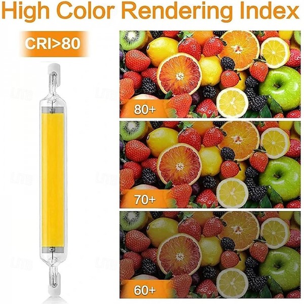LED R7S Glass Tube COB Bulb Deep Dimmable No Flicker 118MM High Power R7S Corn Lamp J118 Replace Halogen Light AC110V 220V Lampshades LED R7S Glass Tube COB Bulb Deep Dimmable No Flicker 118MM High Power R7S Corn Lamp J118 Replace Halogen Light AC110V 220V Lampshades