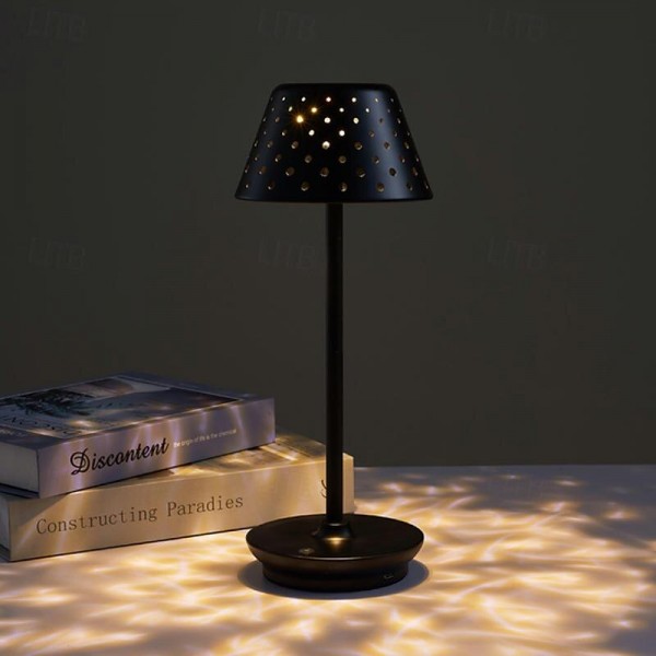 Cordless Table Lamp LED Desk Lamp Retro Table Lamp Gold Silver Black Simple Cordless Design Dimmable Touch Table for Bars and Bedroom Use Cordless Table Lamp LED Desk Lamp Retro Table Lamp Gold Silver Black Simple Cordless Design Dimmable Touch Table for Bars and Bedroom Use