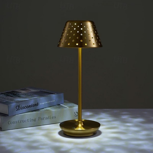 Cordless Table Lamp LED Desk Lamp Retro Table Lamp Gold Silver Black Simple Cordless Design Dimmable Touch Table for Bars and Bedroom Use Cordless Table Lamp LED Desk Lamp Retro Table Lamp Gold Silver Black Simple Cordless Design Dimmable Touch Table for Bars and Bedroom Use