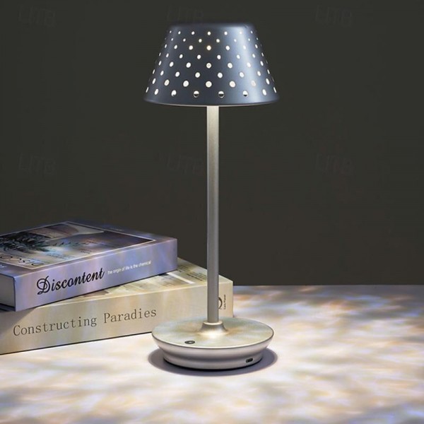 Cordless Table Lamp LED Desk Lamp Retro Table Lamp Gold Silver Black Simple Cordless Design Dimmable Touch Table for Bars and Bedroom Use Cordless Table Lamp LED Desk Lamp Retro Table Lamp Gold Silver Black Simple Cordless Design Dimmable Touch Table for Bars and Bedroom Use