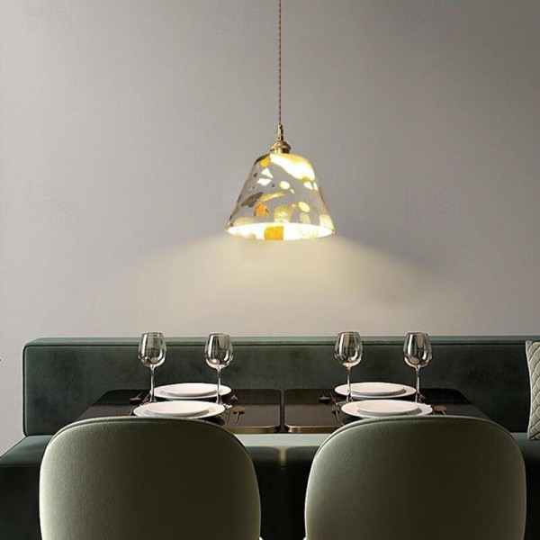 LED Pendant Light 1-Light 15 cm Clear Glass Shape With Slick Design Modern Style Bedroom Office Painted Finishes 110-240V LED Pendant Light 1-Light 15 cm Clear Glass Shape With Slick Design Modern Style Bedroom Office Painted Finishes 110-240V
